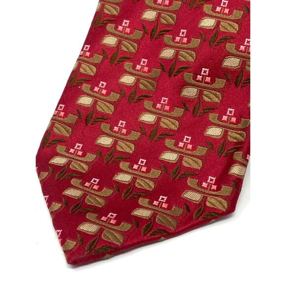 Vintage Ermenegildo Zegna 100% Silk Tie Exclusive Floral design - Picture 2 of 8